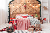 Xmas Gift Lights Bedroom Backdrops for Photo  DBD-19266
