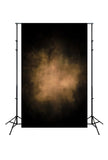 Brown Color In Center Black Backdrop for Studio D204