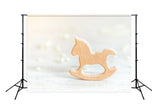 Newborn Baby Shower Trojan Bokeh Photo Backdrop D265