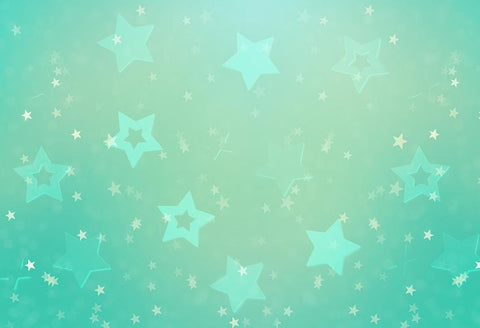 Blue Stars Baby Shower Green Backdrop for Photography D300