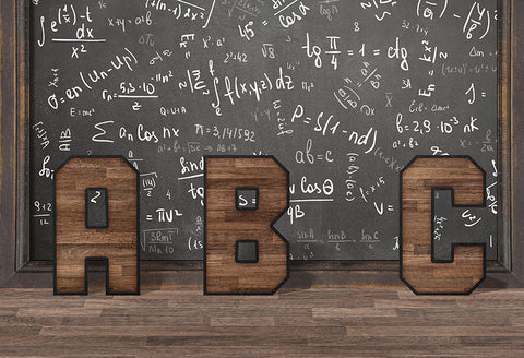Blackboard Back School Day Backdrop for Photos