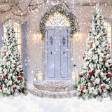 Fondo-de-nieve-para-puerta-delantera-de-árbol-de-Navidad-D933