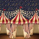 Twinkle Lights Stars Little Tent telón de fondo D964