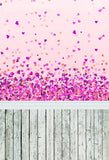 Valentine's Day Love Hearts Pink Backdrop for Phorography F-119