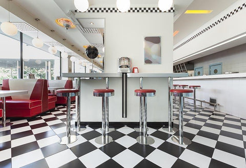 Restaurant Backdrops Plaid Backdrops Wood Backgrounds G-096