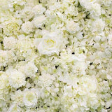 White Flower Wall Photography Backdrop  for Events G-184