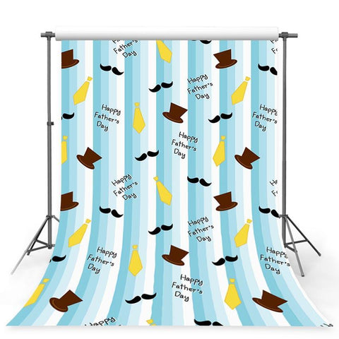 Father's Day Backgrounds Blue Backdrop G-386