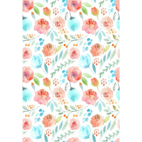 Patterned Backdrops Flower Backdrop Red And Blue Backgrounds G-630