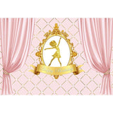 Birthday Backdrops Princess Backdrop Pink Background G-699