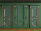 Puerta de Pared Verde Clásica Telón de Fondo para Fotografía GC-131