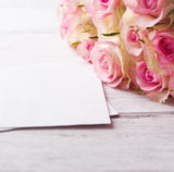Valentine's Day Flowers Decoration Photo Booths Backdrop HJ03247
