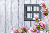 Telón de Fondo para la Fotografía de Flores Hermosas Rosas y Pared de Madera HJ03612