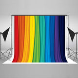 Birthday Backdrops Rainbow Background Curtains Backdrops HJ04268