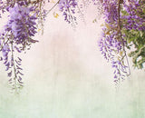 Wistaria Purple Lavender Drooping Branches Backdrop for Photography NB-070