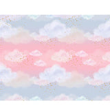 Encantador Cielo Rosa Nubes Telón de Fondo para Fotografía NB-348
