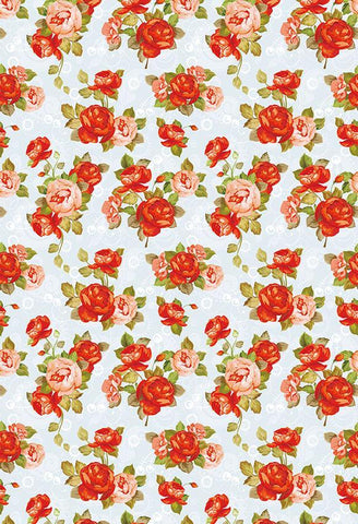 Patterned Backdrop Polka Printed Background Flowers Backdrop S-2636