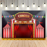Fondo de Fotografía de Carnaval de Carpa Roja de Circo SH-1011