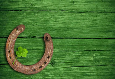 St. Patrick's Day Green Wood Photo Booth Backdrop SH154