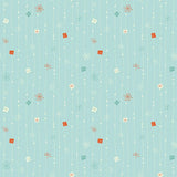 Copo de Nieve Telón de Fondo Azul de Decoraciones de Navidad DBD-19245