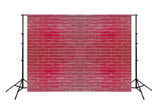 Textura de Pared de Ladrillo Rojo Telón de Fondo para Fotografía D-248