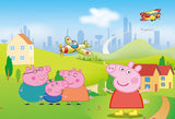 Cartoon Peppa Pig Backdrop for Baby Kid  Party LV-613